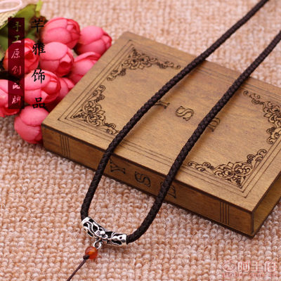 芊雅飾品 匠心打造藏銀合金龍紋線吊墜掛繩，開啟個性DIY珠寶配飾之旅