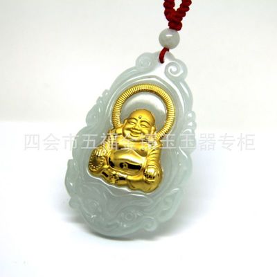 五福臨門，金玉滿堂 探秘翡翠珠寶中的金鑲玉觀音佛吊墜